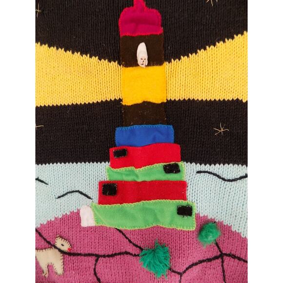 Gypsy The Clothing Collection of Pier 1 vintage sweater womens size Medium - Picture 2 of 11